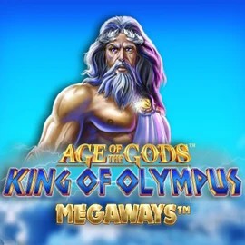 Age Of The Gods: King of Olympus Megaways logo by Origins Chanz Casino
