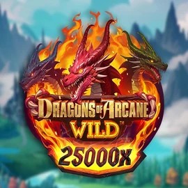 Dragons of Arcane Wild logo by Foxium at Chanz Casino