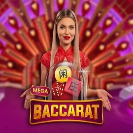 Mega Baccarat game by Pragmatic Play – logo hosted on Chanz Casino