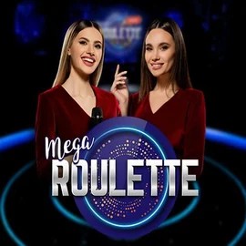 Mega Roulette slot logo by Pragmatic Play at Chanz Casino