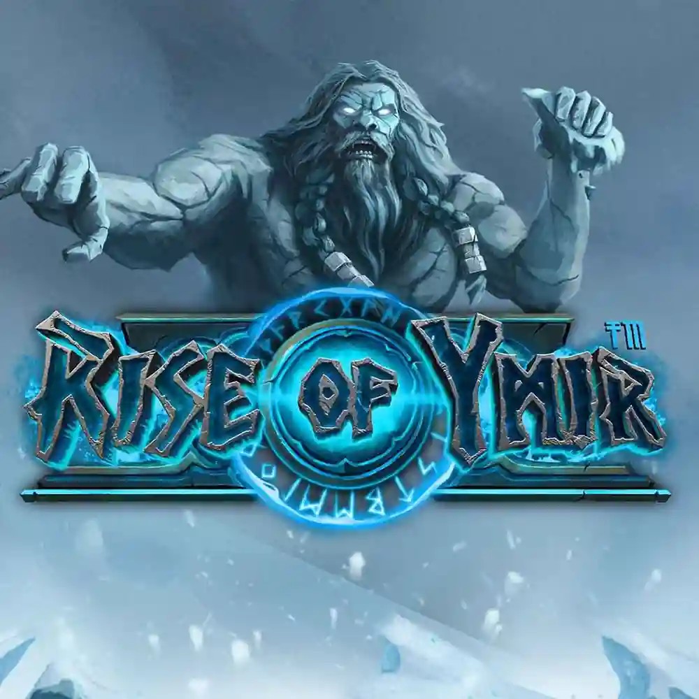 Rise of Ymir slot logo by Hacksaw Gaming at Chanz Casino